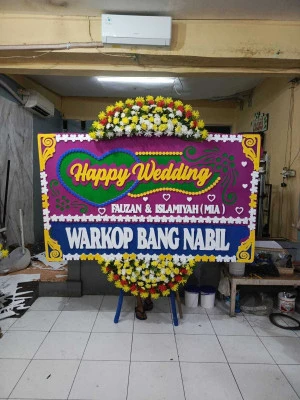 Papan Bunga di Krasak Pecangaan