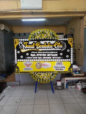 Papan Bunga di Krasak Pecangaan