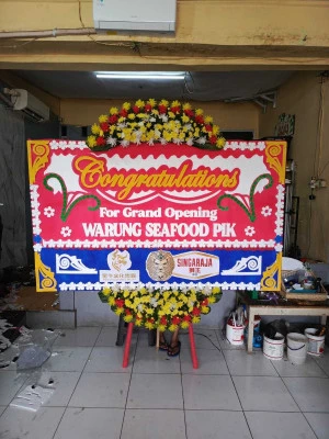 Papan Bunga di Krasak Pecangaan