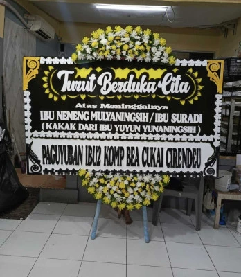 Papan Bunga di Krasak Pecangaan